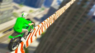 The Impossible Tightrope Stunt (GTA 5 Funny Moments)