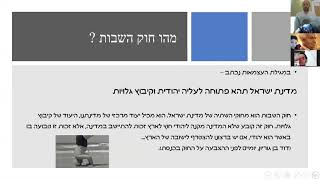 שיעור בחוק השבות כיתה ה3 (נתי) - שינוי החוק בשנת 1954