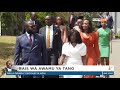 familia ya rais mteule ruto yajiandaa kufika kwenye uga wa kasarani.