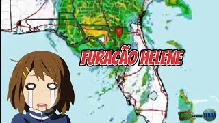 O monstruoso furacão Helene chegou na Flórida | Colapso climático global