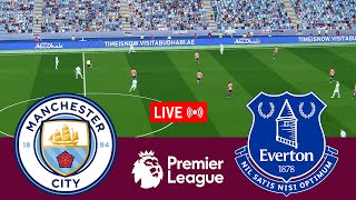 Manchester City 2 vs 1 Everton Premier League - Video Game Simulation PES 2021