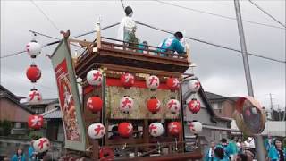 2019.07.21 亀山市 関宿祇園夏まつり 北浦山車 町曳き舞台回し