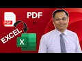 How to Insert a PDF File into Microsoft Excel