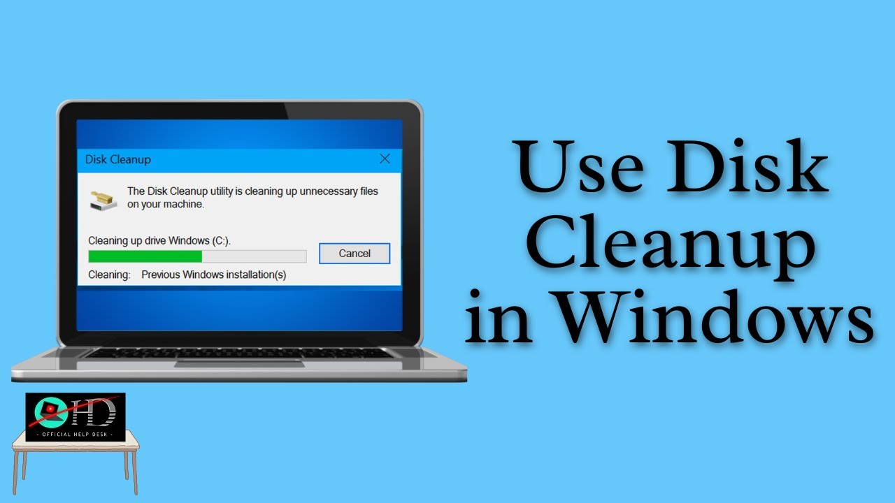 Disk Cleanup Windows 10: How To Use Disk Cleanup In Windows 10 - YouTube