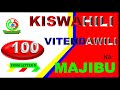 100 VITENDAWILI NA MAJIBU|| KITENDAWILI TEGA grade 4, 5 and 6