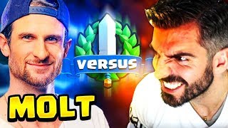 JOGUEI CONTRA UM DOS MAIORES YOUTUBERS DE CLASH ROYALE DO MUNDO!