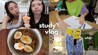 STUDY VLOG 🙇🏻‍♀️ | FINALS week, HALLOWEEN, CRAM w/ me