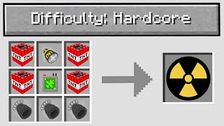 Minecraft WAR but with "Hardcore Mode" difficulty.. #1