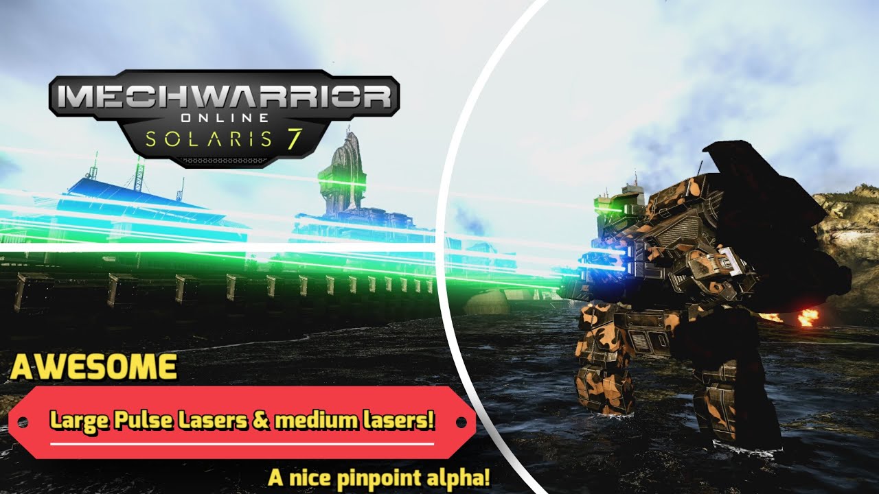 Mechwarrior Online - Awesome Large Pulse Lasers Backed Up With Medium ...