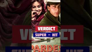 Pardesh Movie Hit or Flop | #shahrukh #pardesh #cinemareview #hitmovies
