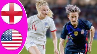 England vs USA Women Soccer Highlights | SheBelieves Cup 2020