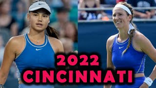 Emma Raducanu vs Victoria Azarenka | 2022 Cincinnati