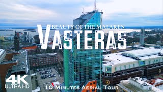 VASTERAS 2024 🇸🇪 Västerås Drone Aerial 4K | Mälaren Sweden Sverige drönare film