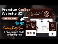 🔥Build & Deploy a Responsive Coffee Shop Website with ReactJS & Tailwind CSS | One Shot