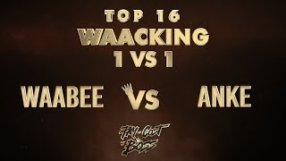 WAABEE vs ANKE / TOP16 / WAACKING 1v1 / PAY THE COST TO BE THE BOSS 2021