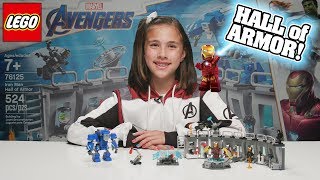 IRON MAN HALL OF ARMOR!!! LEGO Avengers Endgame Set 76125 - Hulkbuster Time-lapse Build & Review!