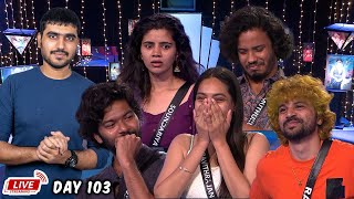 🔴 LIVE Day 103: Final AVs \u0026 Emotional Moments for Finalists | Bigg Boss 8 Tamil