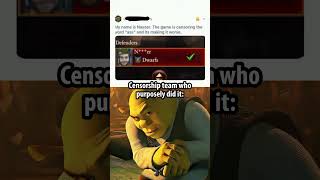 The censorship is wild💀