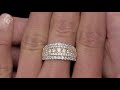 Diamond Alexis Ring with 1.5ct H/Si Set in 18K Two Tone Gold - N4553