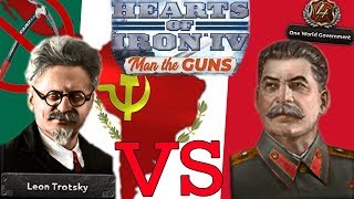 Man the Guns: Senor Trotsky Shows Stalin Who's the Best Communist - Hearts of Iron IV