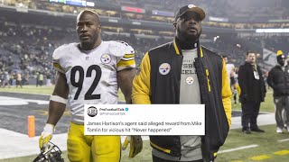 Steelers LB TJ Watt Reacts to the James Harrison/Mike Tomlin Fine Money Claims | The Rich Eisen Show