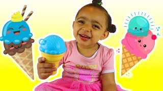 Ice Cream Song | Leah's Play Time Nursery Rhymes & Kids Songs