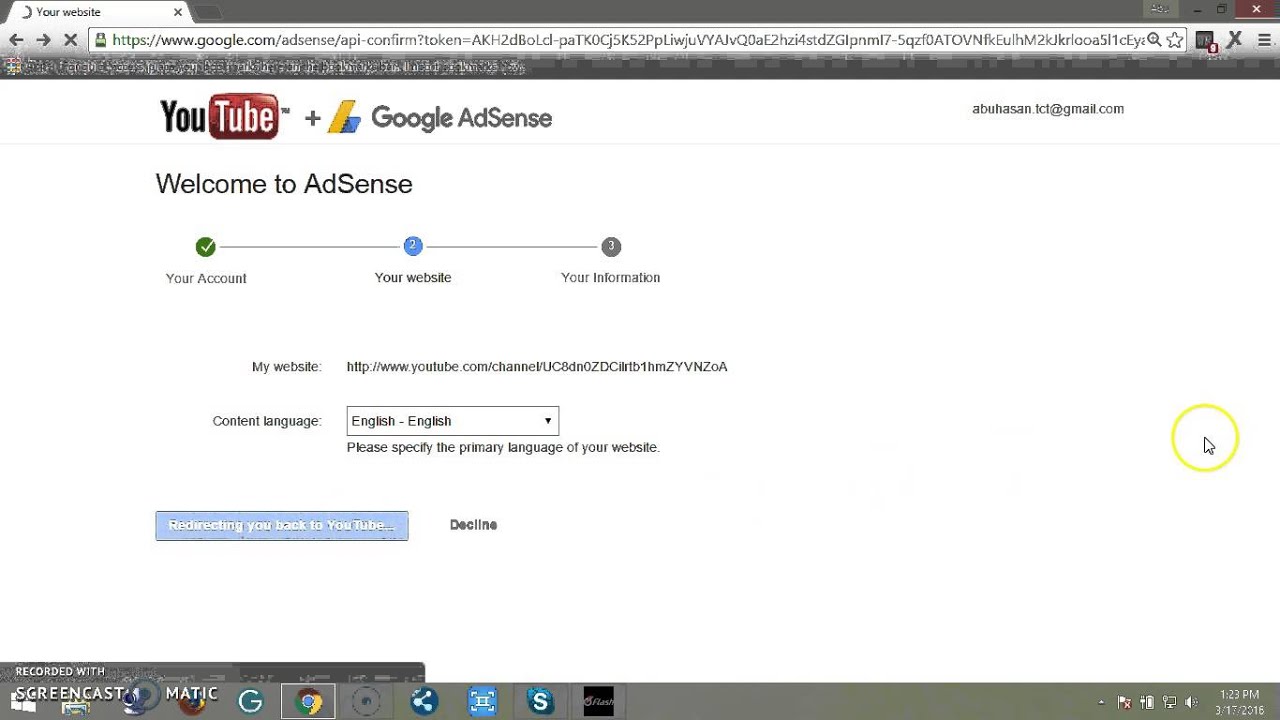 How To Add Multiple Youtube Channels In One Adsense Account Youtube How To Add Multiple Youtube Channels In One Adsense Account Youtube