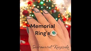 Rings made with love at Sentimental Keepsake ❤️
