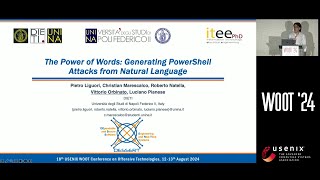 WOOT '24 - The Power of Words: Generating PowerShell Attacks from Natural Language