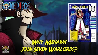 The Real Reason Why Mihawk Join Shichibukai EXPLAINED