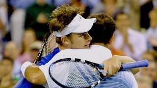 Pete Sampras vs Andy Roddick 2002 US Open QF Highlights