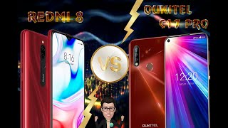 Redmi 8 vs Oukitel C17 pro, batalla de los gama de entrada