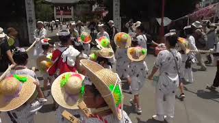 2024.7.20秩父川瀬祭~17~東町屋台 太鼓 囃子手 拍子木