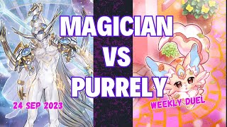 Round 1 [覇王魔術師 vs ピュアリィ] Supreme king Magician (Leo .D) vs Purrely 9/24/2023