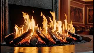 Unusual fireplace, flames of fire, crackling wood/Необычный камин, пламя огня, потрескивание дров.