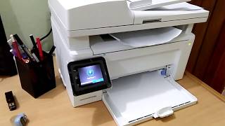 HP Laser Jet Pro MFP M130fw Copy Test ADF Scanner