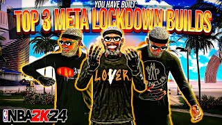 TOP 3 BEST LOCKDOWN BUILDS FOR BEGINNERS & WHY YOU SHOULD BE USING THEM NBA2K24! BEST BUILDS 2K24!😱