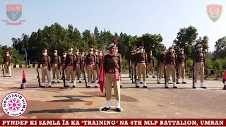 PYNDEP KI SAMLA ÏA KA ‘TRAINING’ NA 6TH MLP BATTALION, UMRAN