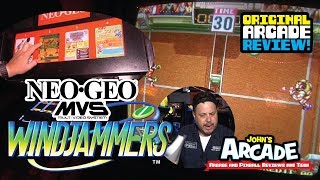 Windjammers (Flying Disc) Arcade Review - Original NEO GEO MVS Arcade Game