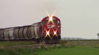 CP Railfanning HD: Ex-SOO Leader! || CP 4414 West on 'The Glen'