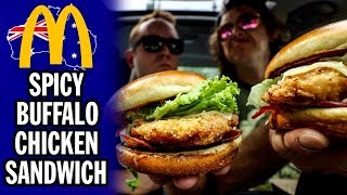 Americans try Australian McDonald's Buffalo Crispy Chicken Sandwich