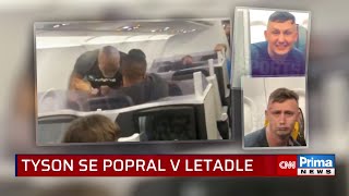 Tyson zmlátil pasažéra v letadle. Byl agresivní a boxerskou ikonu provokoval