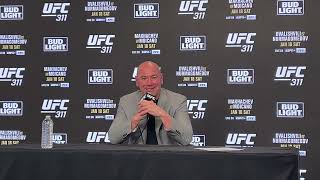 UFC 311 Post Fight: Dana White