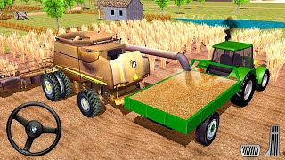 Farmer Sim 2018 - Farming Real Tractor Driving Simulator - Android Gameplay [HD]