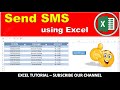 Excel से SMS भेजना सीखें | How to Send SMS from MS Excel | Execl to SMS | ITHW