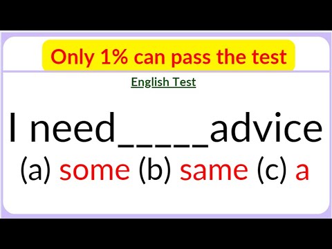 English Mixed Grammar Test рџњџ Only 1 Can Pass The Test рџњџ Youtube