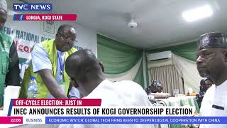 [Full Video] Off-Cycle Election: INEC Announces Kogi State Final Results