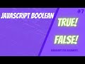 Learn how to use Boolean Operators  - JavaScript Tutorial For Beginners