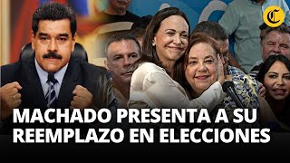 🇻🇪MARÍA CORINA MACHADO presenta a SUSTITUTA que se enfrentará a MADURO en ELECCIONES | El Comercio