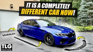 BMW M5 CS Carbon Fiber Body Kit Install (DIY F90)